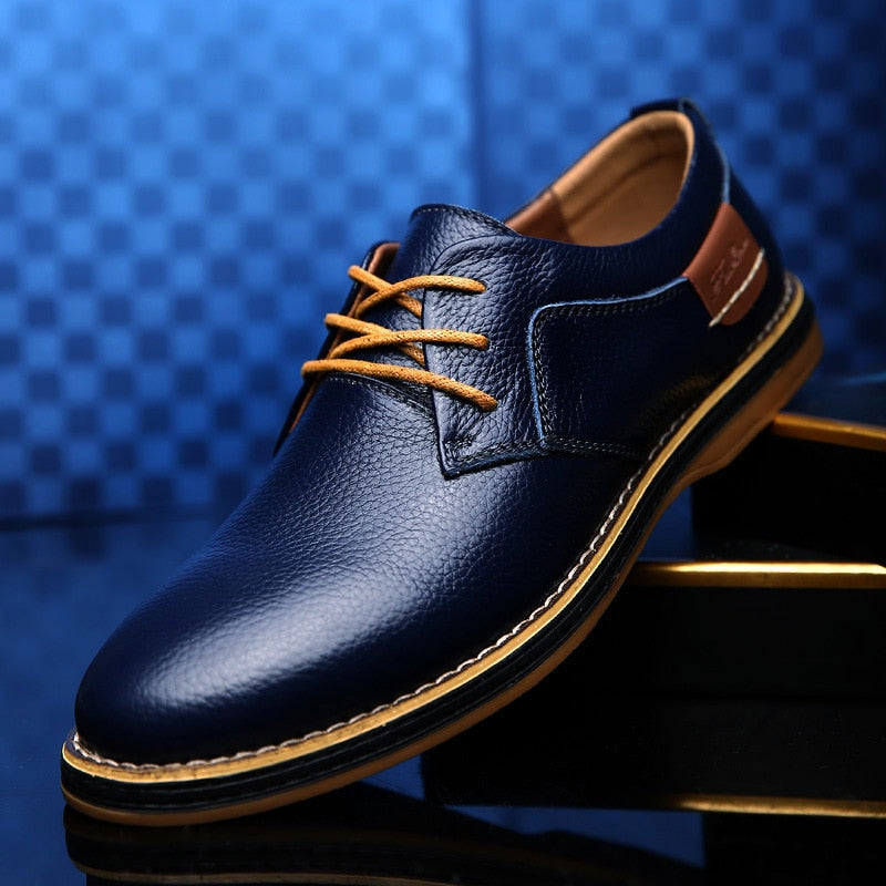 Men Oxford Genuine Leather Shoes
